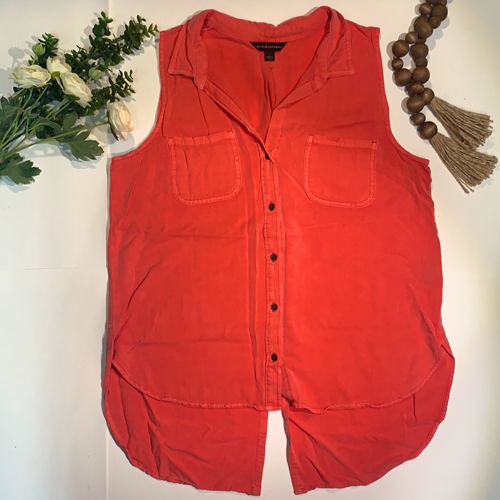 Rock & Republic Coral Top